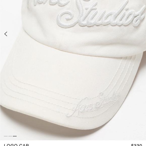 Acne Studios Classic White Cap - Picture 4 of 10